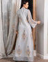 Sequins Dubai Abaya Women Jalabiya Evening Party Dress Imitation Linen Gold Embroidery